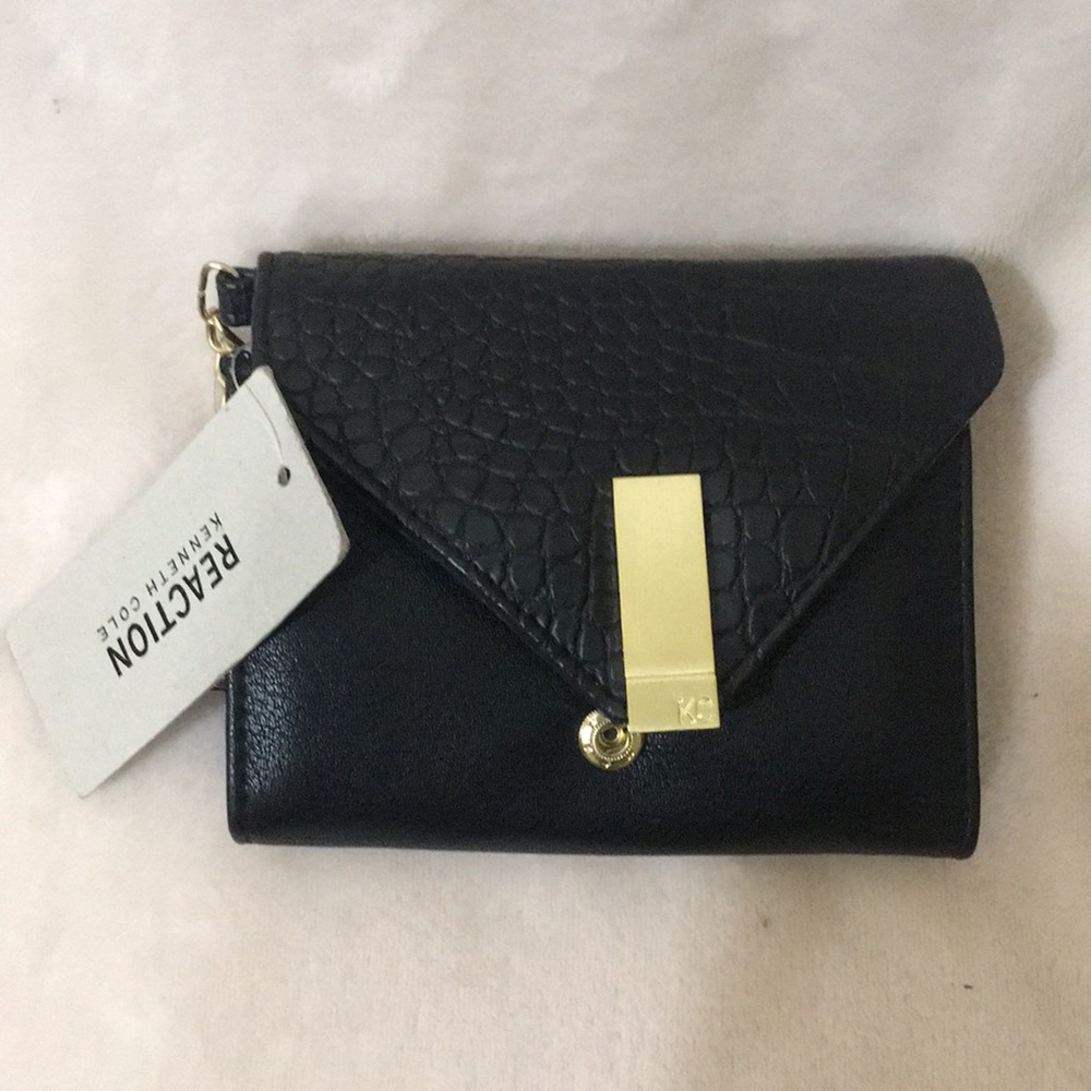Kenneth Cole reaction Black wallet NWT
